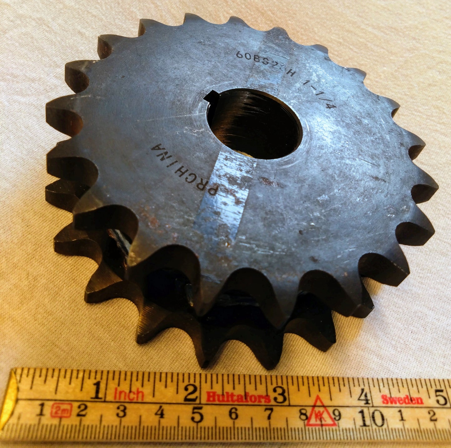 5200: Tannhjul, #60, 20T x 20T x 1 1/4" boring