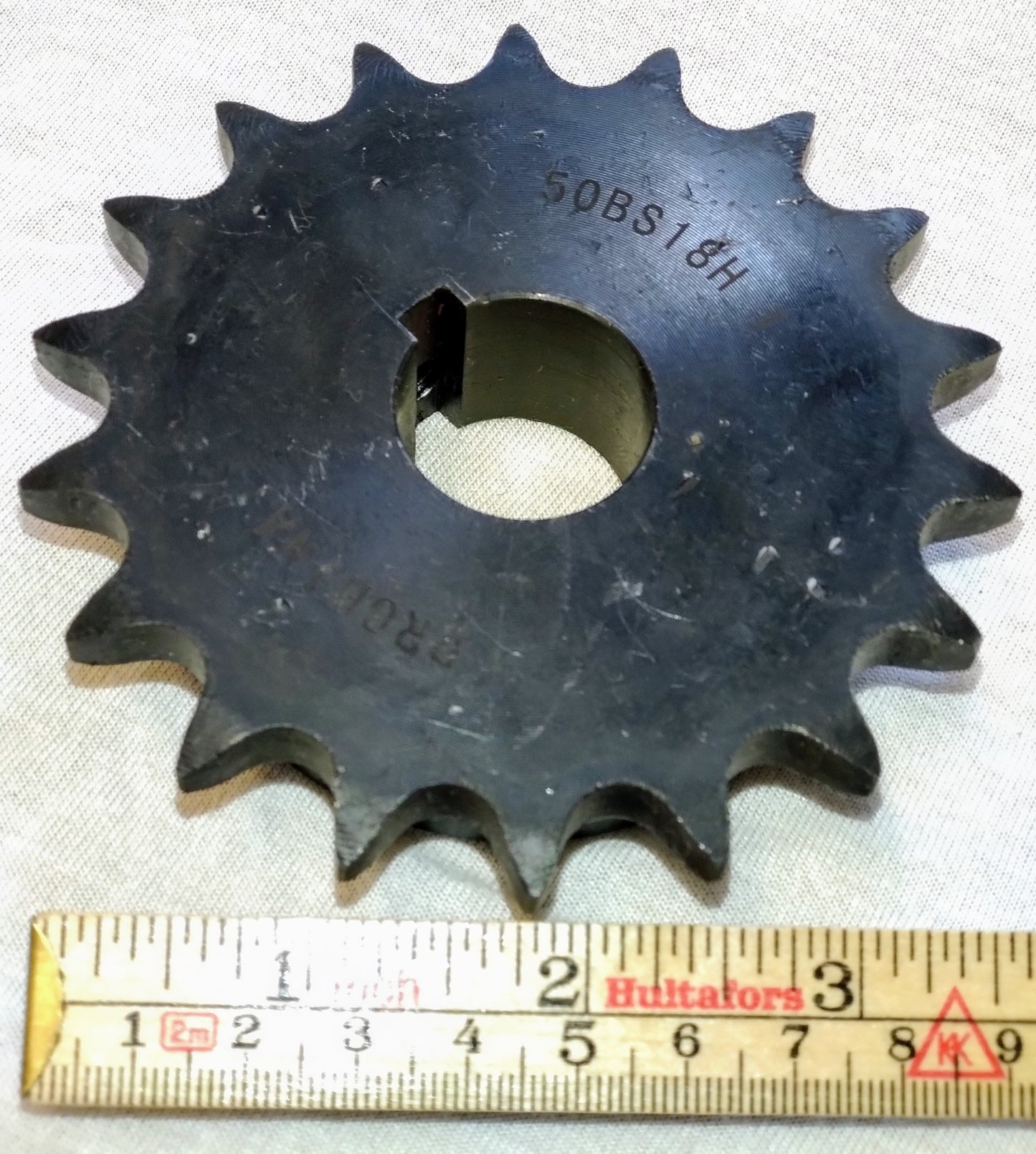 2800-Bensin: Tannhjul, #50, 18T x 1" boring