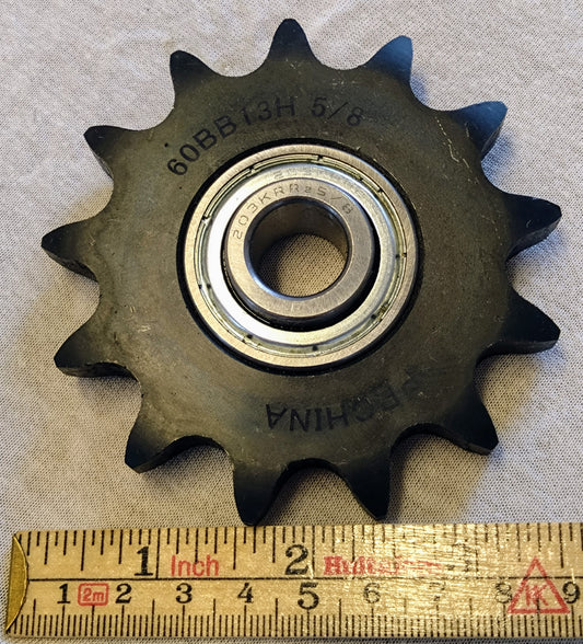 Tannhjul, føringshjul #60, 13HT x 5/8" boring