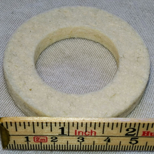 Tetningsfilt, lager til omrører, 1 1/2" hvit
